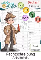 Vorschau - Arbeitsblätter - Rechtschreibung Arbeitsheft mit FRESCH Strategien | Deutsch Klasse 2 Grundschule - Deckblatt