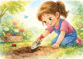 Vorschau - Bildkarten - Kamishibai Bildkarten – Vom Samen zur Blume | Sachgeschichte für Kita & Kindergarten | Pflanzen wachsen - Seite 2