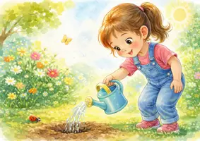 Vorschau - Bildkarten - Kamishibai Bildkarten – Vom Samen zur Blume | Sachgeschichte für Kita & Kindergarten | Pflanzen wachsen - Seite 3