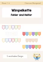 Vorschau - Poster - Wimpelkette Fehler sind Helfer - Deckblatt
