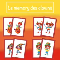 Aperçu - Jeux - Le memory des clowns - Page de couverture