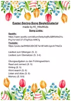 Vorschau - Arbeitsblätter - Easter and spring - Englisch (Begleitmaterial) - Deckblatt