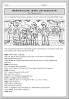 Vorschau - Arbeitsblätter - Dramatische Texte Klasse 6/7: Theaterstück - Seite 1