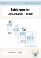 Vorschau - Poster - Zahlenposter Zehnerzahlen ZR100 - Deckblatt