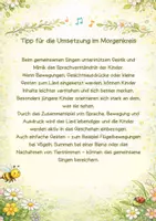 Vorschau - Lehrpläne/Lehrermaterial - Freebie "Frühlingslieder/Impulse" für den Morgenkreis in der Kita - Seite 2