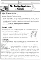 Vorschau - Arbeitsblätter - 1. Weltkrieg Soldat (Leben,Tagebuch,Krieg,Lösungen,Waffen) - Seite 2