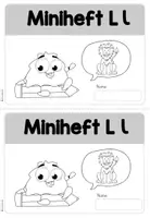 Vorschau - Arbeitsblätter - Miniheft L l - Buchstabeneinführung - Seite 2