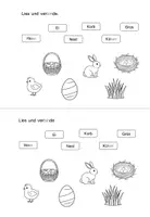 Vorschau - Arbeitsblätter - Leseheft Ostern (Deutsch in Klasse 1 und 2) - Seite 2
