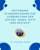 Vorschau - Stundenentwürfe - Einstiegsstunde "Mama, bitte lern Deutsch" - Deckblatt