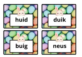 Voorbeeld - leeskaartjes tweeklanken - Pagina 3