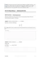 Vorschau - Stundenentwürfe - 📘 ZP10 Mathematik EESA – Probeprüfung (PT1 + PT2) | NRW | Prüfungssimulation - Seite 1