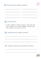 Vorschau - Arbeitsblätter - Wortarten (Nomen/Verben/Adjektive) - Frühling - Deckblatt