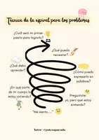 Vista previa - Hojas de trabajo - Técnica Espiral - Resolución de conflictos - Portada