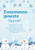 Vorschau - Spiele - Zusammengesezte Nomen - Deckblatt