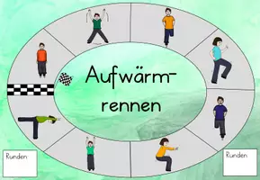 Vorschau - Spiele - Bewegungsspiel Aufwärmrennen - starte die Lektion mit Bewegung - Seite 3