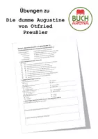 Vorschau - Arbeitsblätter - Übung zu "Die dumme Augustine von Otfried Preußler" - Deckblatt