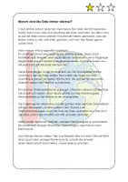 Vorschau - Arbeitsblätter - Leseverstehen Sachtexte 5.–6. Klasse | Arbeitsblätter mit Lösungen & Selbsteinschätzung | Klimawandel, KI, Raumfahrt, Umwelt - Seite 1