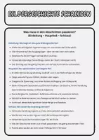 Vorschau - Arbeitsblätter - Bildergeschichte schreiben Aufbau, Wortschatz, wörtliche Rede & Schreibtraining mit Lösungen Klasse 5 - Seite 2