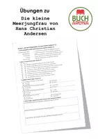 Vorschau - Arbeitsblätter - Übung zu "Die kleine Meerjungfrau von Hans Christian Andersen" - Deckblatt
