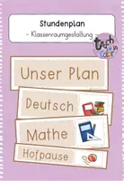 Vorschau - Anderer Materialtyp - Stundenplan - Fuchsklasse - Klassenraumgestaltung - Deckblatt