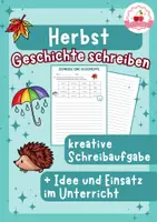 Vorschau - Arbeitsblätter - Kreatives Schreiben mit Wörterbox - Herbst - Deckblatt