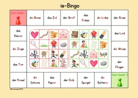 Vorschau - Spiele - ie-Bingo Wort und Bild zuordnen - Seite 1