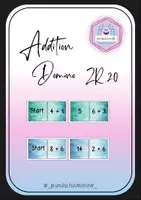 Vorschau - Spiele - Addition Zahlenraum 20 - Domino - Deckblatt