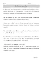 Vorschau - Arbeitsblätter - Leseverstehen Leseverständnis Sommer Klasse 3 4 - Seite 3