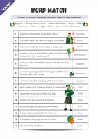 Vorschau - Arbeitsblätter - St. Patrick’s Day – Word Match Worksheet (Irish Culture-Rätsel) - Seite 2