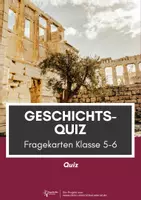 Vorschau - Quiz - Geschichte ⎮ Geschichtswissen von A bis Z Quiz für Klasse 5 und 6 - Deckblatt