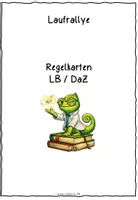 Vorschau - Poster - Regeln einer Laufrallye LB_DaZ-Version - Deckblatt