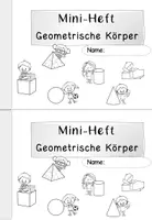 Vorschau - Arbeitsblätter - Geometrische Körper Miniheft | Würfelgebäude & Baupläne Mathematik Grundschule - Seite 2
