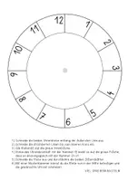 Vorschau - Mal- und Bastelvorlagen - Eine Uhr basteln - Seite 2
