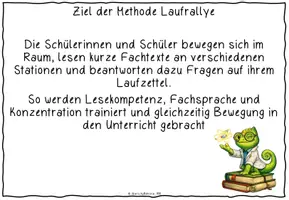 Vorschau - Poster - Ablauf einer Laufrallye - Bildkarten Chemie - Seite 2