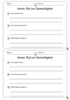 Vorschau - Arbeitsblätter - Amos: Botschaft und Kernaussagen herausarbeiten - Seite 2