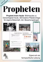 Vorschau - Arbeitsblätter - Fachspezifische Leistung Propheten (Amos): Plakatgestaltung - Deckblatt