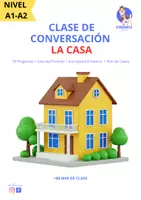 Vista previa - Unidades / Secuencias / Situaciones de Aprendizaje - La casa | Pack de conversación(A1-A2) - Portada