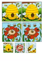 Vista previa - Unidades / Secuencias / Situaciones de Aprendizaje - JUEGO PROYECTO ABEJAS - ENCUENTRA LAS DIFERENCIAS - Portada
