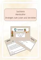 Vorschau - Merkblätter - Merkblätter zum Verstehen von Sachtexten - Deckblatt