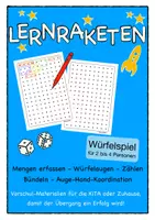 Vorschau - Arbeitsblätter - Würfelspiel - Punkte einkreisen + bündeln - Mengen erfassen - Deckblatt