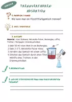 Vorschau - Arbeitsblätter - Trennverfahren für Farbpartikel: Chromatografie und Adsorption - Seite 3