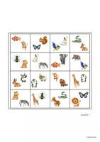 Vorschau - Spiele - Hör-Bingo Tiere - Merkfähigkeit fördern - Seite 1