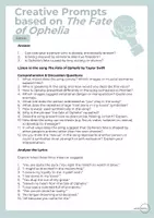Vorschau - Stundenentwürfe - Creative Tasks based on The Fate of Ophelia - Hamlet - Seite 3