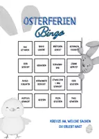 Vorschau - Arbeitsblätter - Spiel: Osterferien Bingo - Seite 3