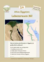 Vorschau - Stundenentwürfe - Altes Ägypten: Lebensraum Nil – Entstehung eines Großreichs - Deckblatt