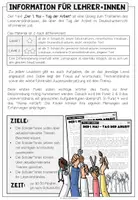 Vorschau - Arbeitsblätter - Tag der Arbeit (1. Mai) - Lesetext + Aufgaben (2-fach differenziert) - Seite 1