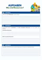 Vorschau - Arbeitsblätter - Was sind Ressourcen? Erneurbare und nicht erneuerbare Ressourcen - Seite 3