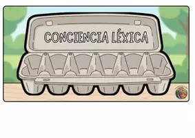 Vista previa - Tarjetas / Manipulativos - Conciencia léxica con huevos de pascua - página 1