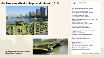 Aperçu - Présentation / Support pour le tableau - Paris en poésie - corpus et parcours littéraire. - Page 3