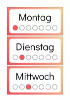 Vorschau - Präsentationen/Tafelbilder - Tagestransparenz (Tag, Monat, Jahr, Jahreszeit) - Seite 1